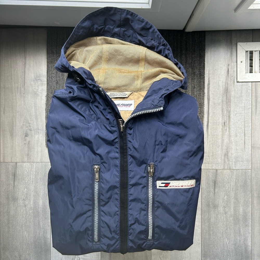Vintage Tommy Hilfiger Athletics Navy Vest Jacket